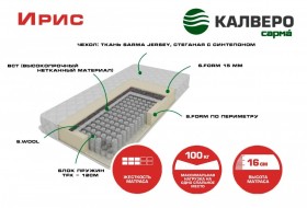 Матрас IRIS 1400*2000 в Воронеже - voronezh.katalogmebeli.com | фото