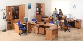 Мебель для персонала Альфа 61 Ольха в Воронеже - voronezh.katalogmebeli.com | фото